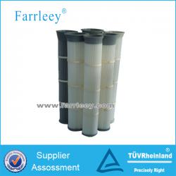 Polyester pleated pulse jet air cartridge filter