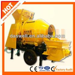 Popular design concrete pumping machine with concrete mixer