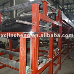 Potato dewatering machine filter press