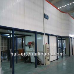 powder painting line for cabinet panel