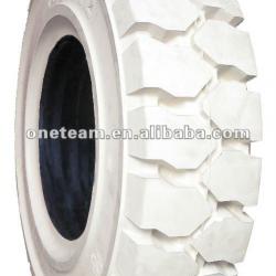 Press-on solid tire