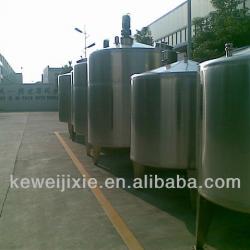 Product storage stainless tank