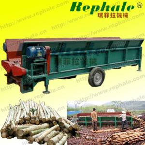 PTO Driven Double Roller Log Debarking Machine