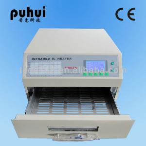 PUHUI T-962A infrared reflow oven, automatic pcb soldering machine, pcb automatic soldeing