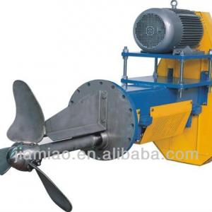 pulp chest agitator with electric motor