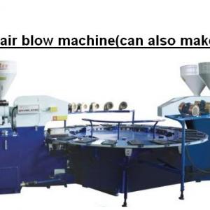 PVC air blowing and strap machine