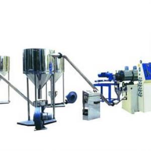 PVC hot-cut pelletizing machine