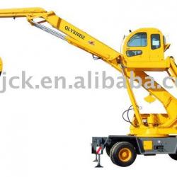 QLYS20DZ Dual-power Hydraulic Wheeled Folded Boom Grabbing Crane