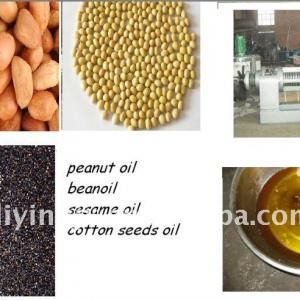 Rapeseed screw oil press machine