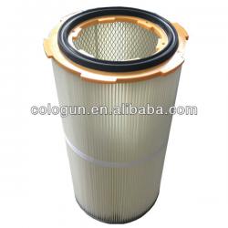 recycle cartridge air filter of powder coating system