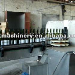 recycle glass bottle rinsing line