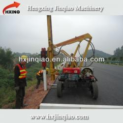 Road construction civil piling