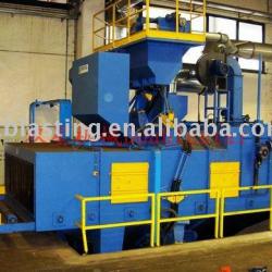 Roller conveyor shot blast machine