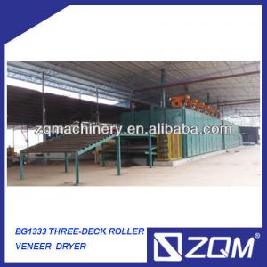 Roller type veneer dryer, core veneer dryer