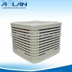 Rooftop cooler of air diffuser evaporative cooler