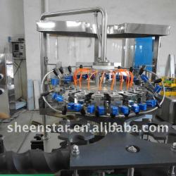 Rotary bottle washing machine