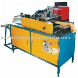 rotary pleating and gluing machine