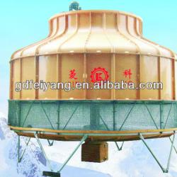 Round counter flow cooling tower