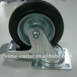 rubber trolley caster wheel