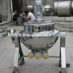 Sale industrial cooking pots with mixer Cooking Pot with Mixer machine by electrical and gas heating Mobile 0086 15238020768