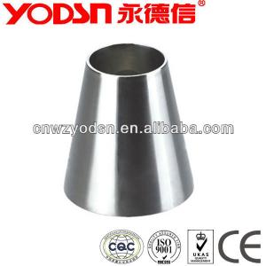 Sanitary 316 stainless steel welding concentric reducer