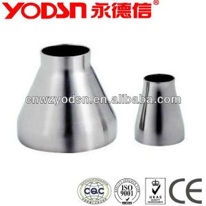 Sanitary 316l stainless steel welding concentric reducer