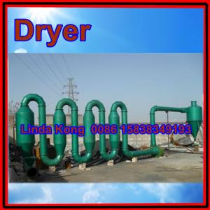 Saw dust dryer for producing wood pellets