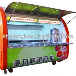 SB-VL01 Beetle Stainless steel fast food vending cart