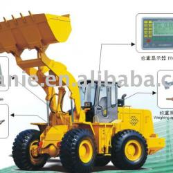 scale wheel loader, weighting system