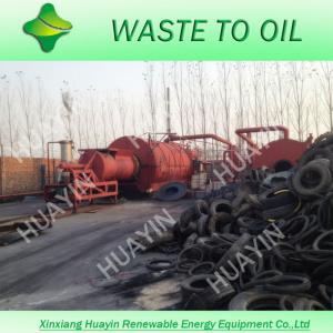 Scraped Tire Plant For Old Tire To Crude Oil FROM HUAYIN