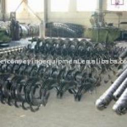 screw flight/helical flight/screw blade/spiral blade/helicoid flight/auger flight