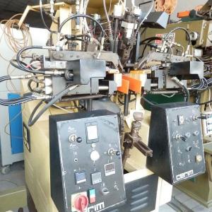 Second hand or used CERIM K58 heel seat and side lasting machine, second hand or used shoe making machine