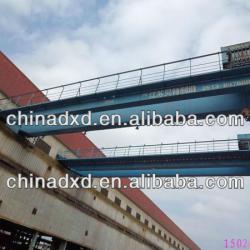 Second hand QD model double beam bridge cranes with hook