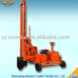 self-propelled hydraulic pile driving machine