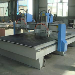 Selling woodworking cnc router, double head with 4 spindles cnc router machine