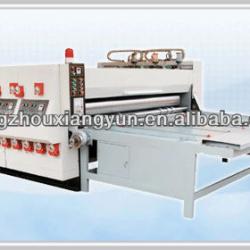 semi-auto two color printer slotter carton machine