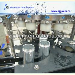 semi-automatic juice,water can filling and sealing machine