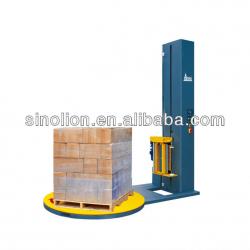 Semi-automatic pallet pre-stretch Wrapper