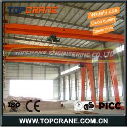Semi/half type single beam gantry crane 1ton, 3ton, 5ton, 10ton
