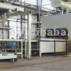 Short cycle laminating press