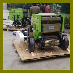 Silage round bale bundling machine