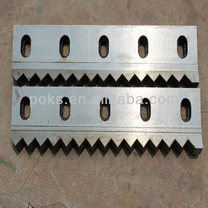 single shaft plastic shredder blades