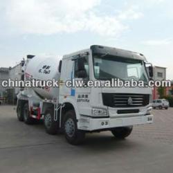 Sinotuck howo 8X4 concrete mixer truck 12cbm for sales