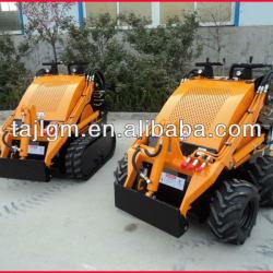 skid steer wheel loader,with USA Briggs&Stratton petrol engine/Chinese diesel engine, bucket,fork shovel,mower,snow blower,etc