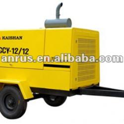 small movable diesel screw air compressor for minning