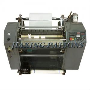 Small paper roll slitting machine