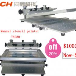 SMT solder paste /screen/ stencil printer /manual stencil printer T4030