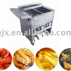 snack fryer with two tanks