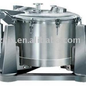 SS manual top discharge filter centrifuge separator