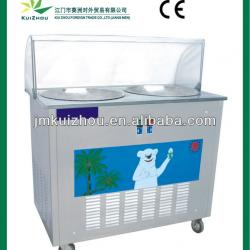 Stainless Steel Double Pot Stir Fried Ice Machine